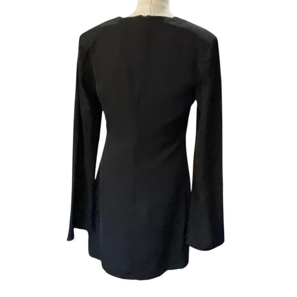 Endless Rose Crossover strap little Black mini dress Long Sleeve NEW Size small - Picture 6 of 13